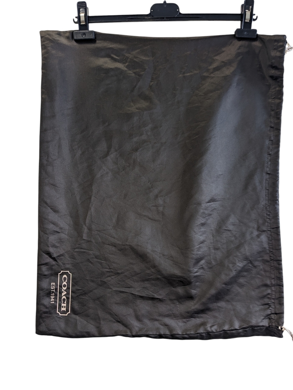 Coach Brown Logo Drawstring Dust Pouch